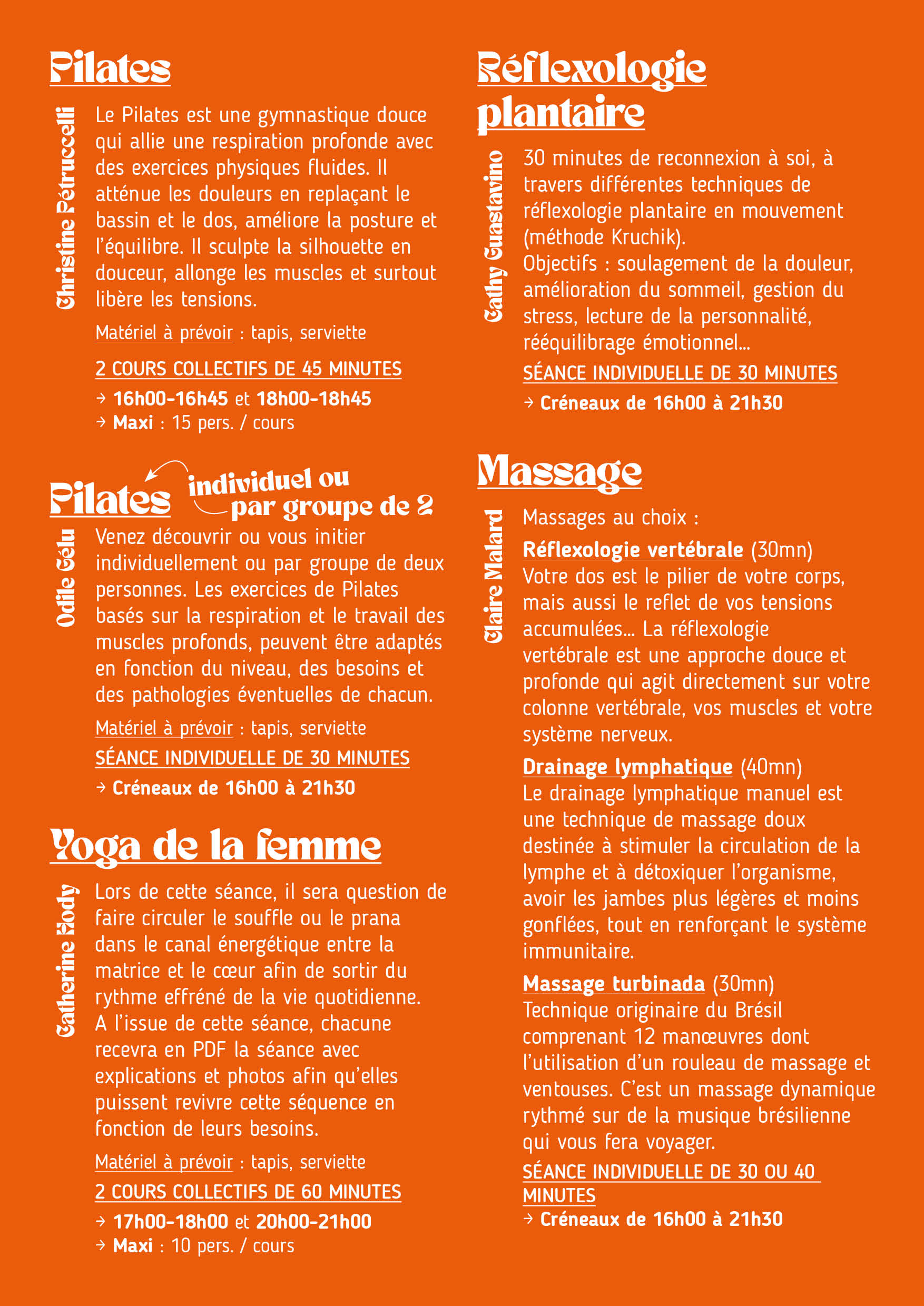 Flyer Bien Etre web2