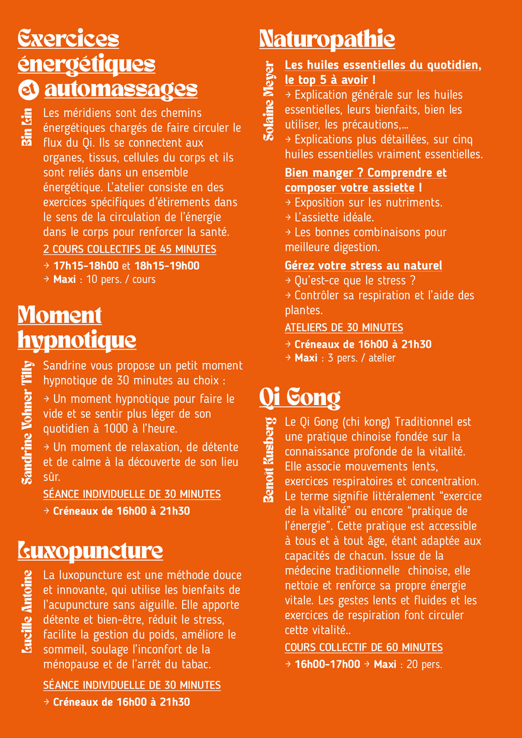 Flyer Bien Etre web3